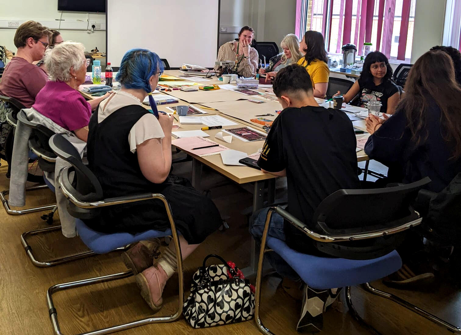 'Mapping Queer Utopias' Zine workshop for Guildford Library, 2025
